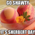 We gonna party like it's sherbet day