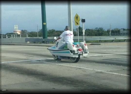 Saw this today... Best caption wins this jetskibike thing. - meme
