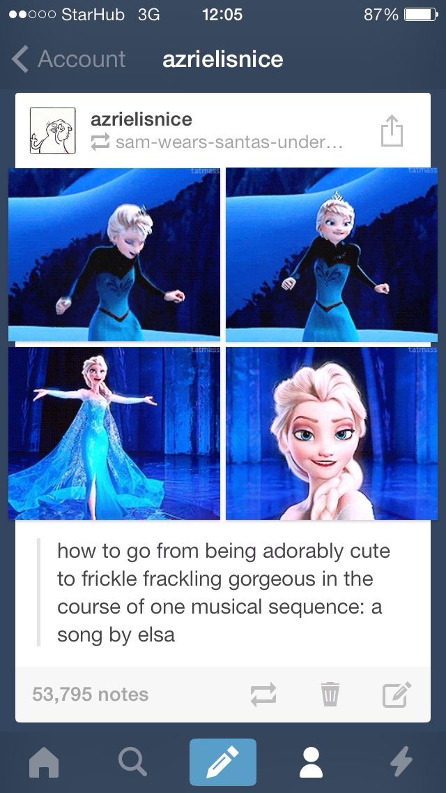 Elsa is beautiful - meme