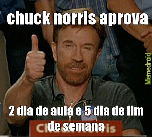 chuk norris aprova - meme