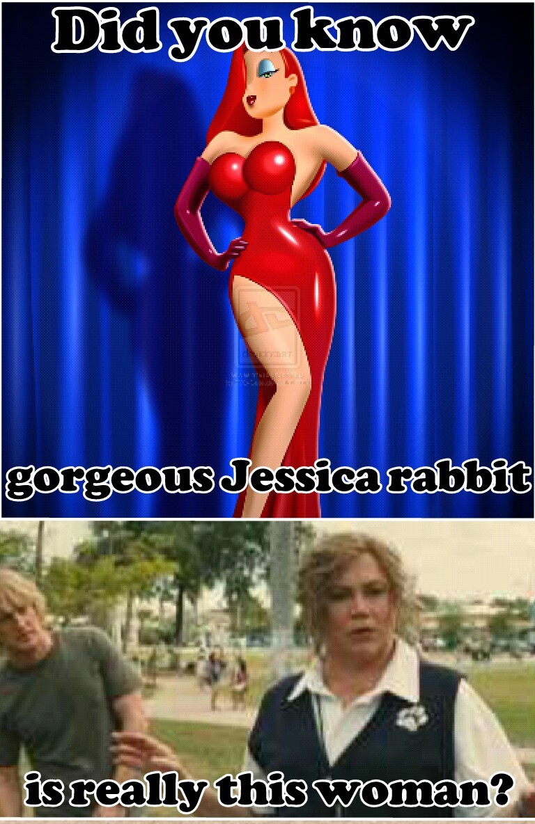 I have a lesbian crush on Jessica rabbit... a cartoon... ?:( - meme