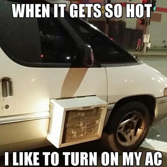 ac on my car - meme