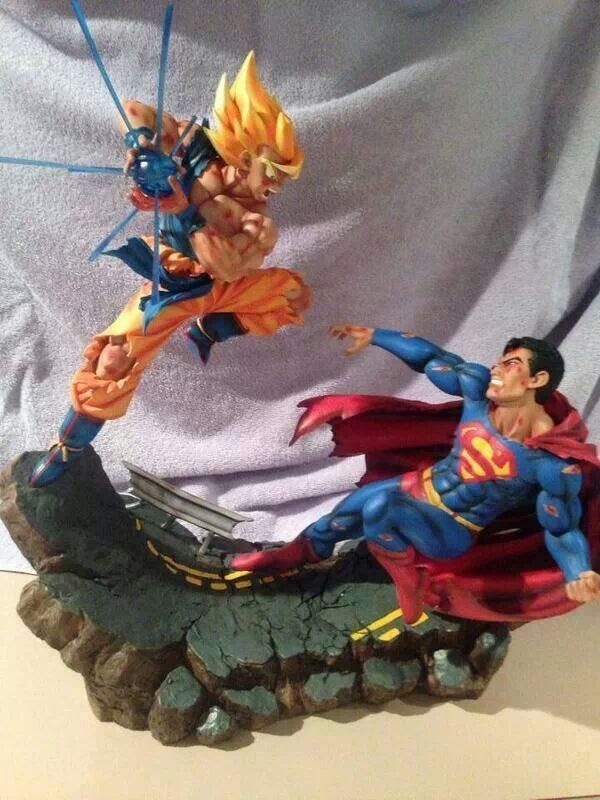 goku vs superman - meme
