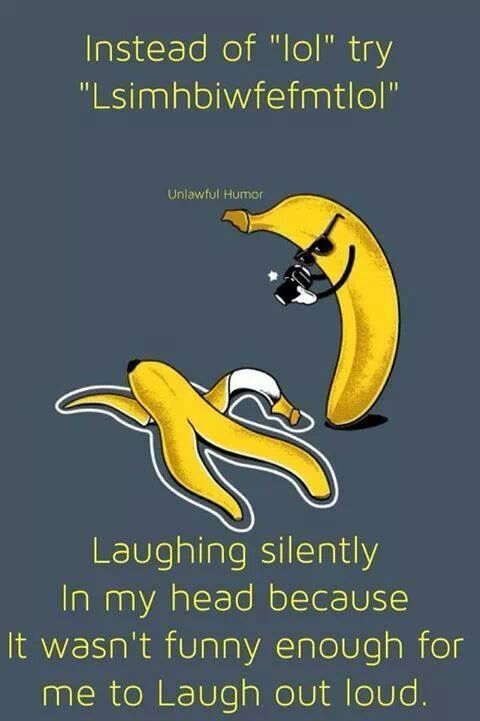 No one can make eye contact whilst eating a banana - meme