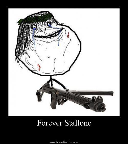 forever stallone - meme