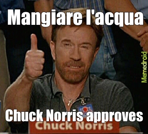 Chuck approves - meme
