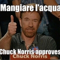 Chuck approves