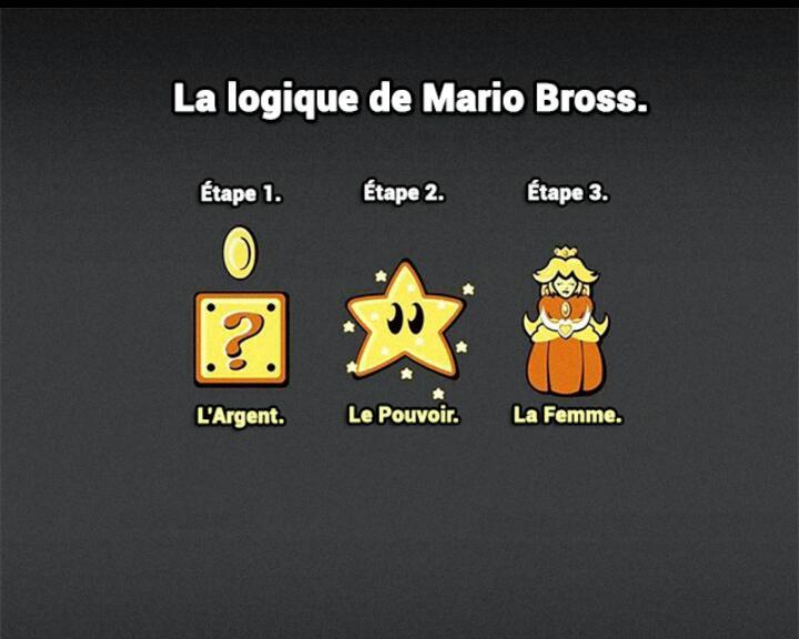 La logique de Mario - meme