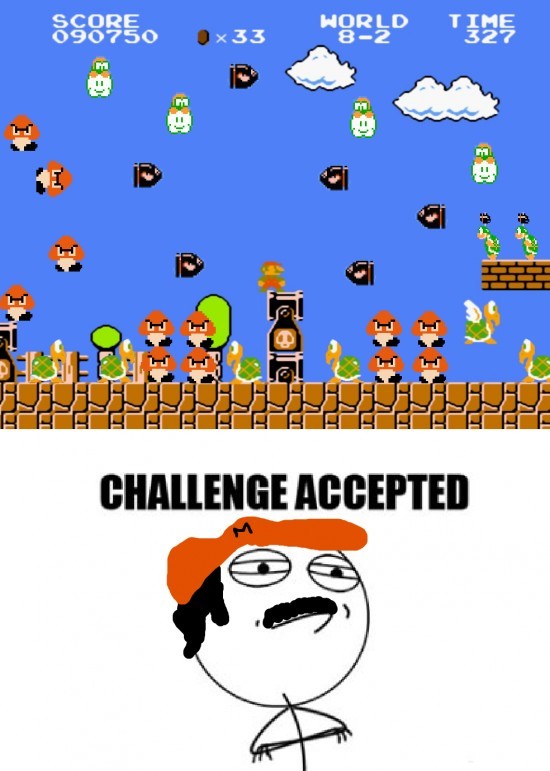 Challenge accepted! - meme