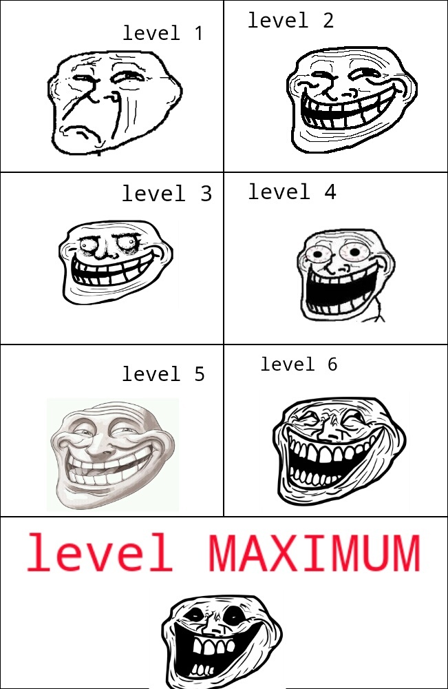 troll level - meme