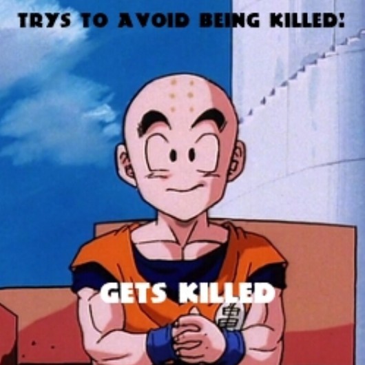 Why is krillin always dying? - meme