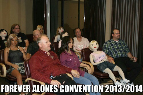 Forever alones convention - meme