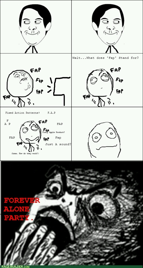 Forever alone party - meme