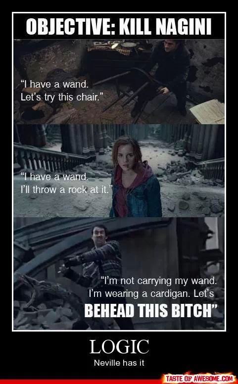 No one messes with neville - meme