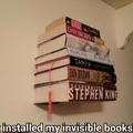 Invisible Bookshelf ftw XD