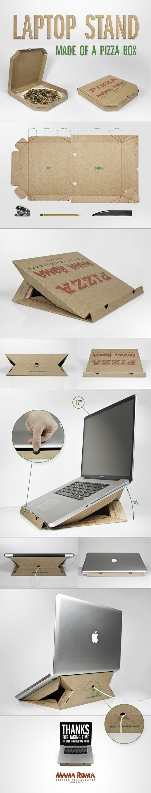Do i yourself laptop stand made of a pizza box - meme