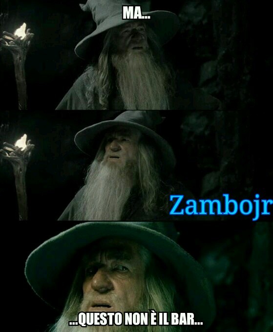 Gandalf lo Sbadatone - meme