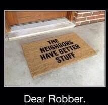 Dear Robber - meme