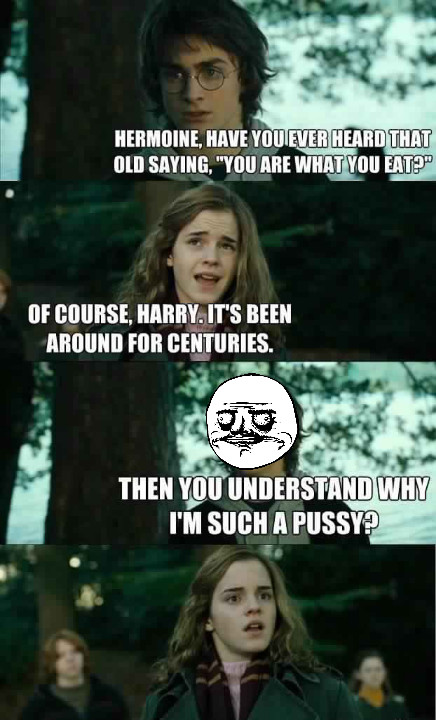 me gusta Hermione - meme