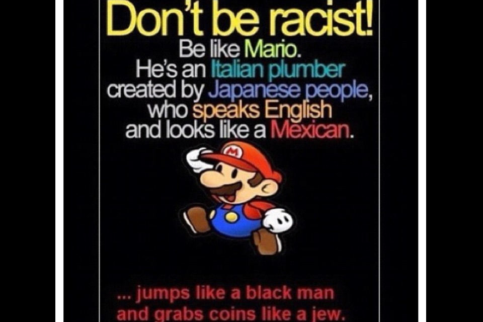 dont be racist - meme