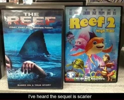 Reef 2 is scary - meme