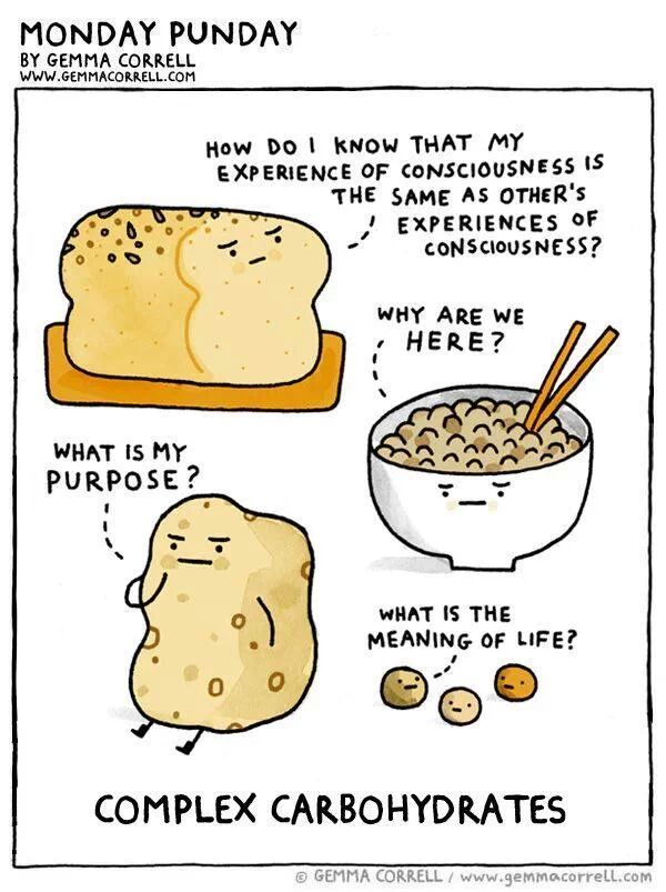 complex carbohydrates - meme