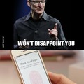 That's how it happened with Apple's Touch ID
