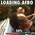 50% afro