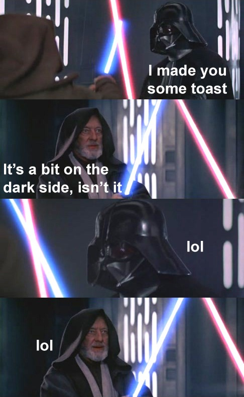 Come to the dark side - meme