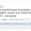 The logical haunted house