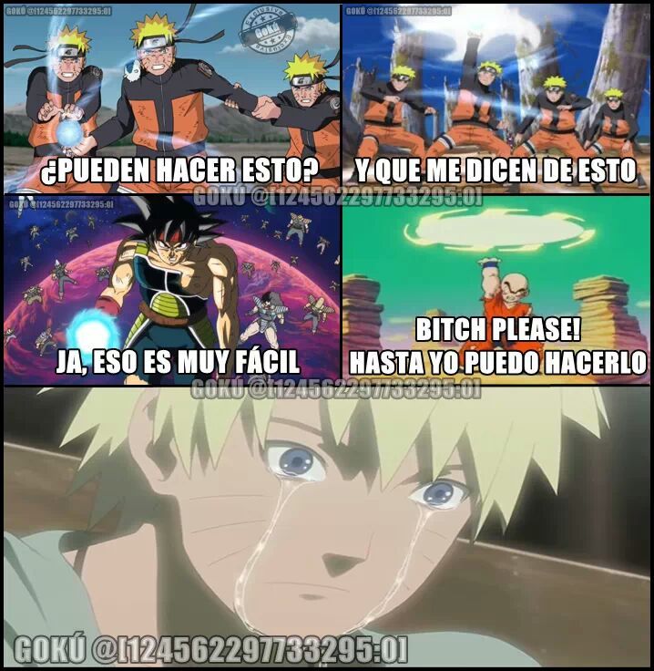 Pobre Naruto XD - meme