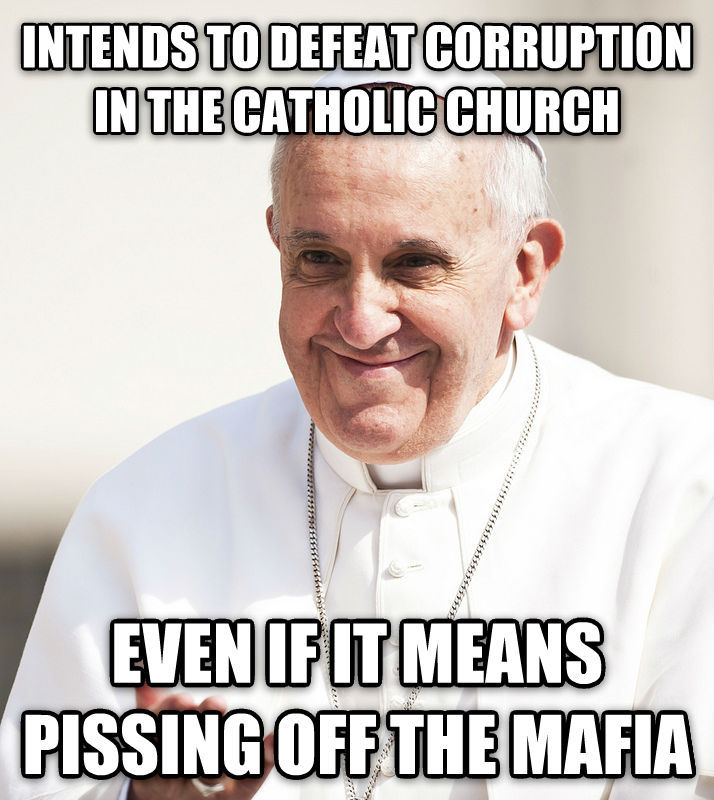 awesome pope is still awesome - meme