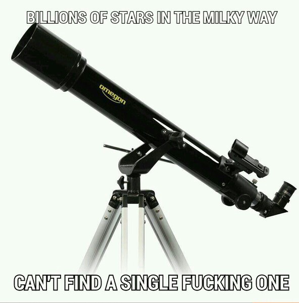 telescope truth - meme
