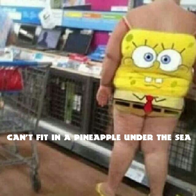 spongebob just no - meme
