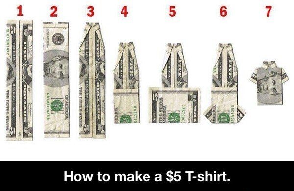 Faire un tee-shirt avec 5$ - meme