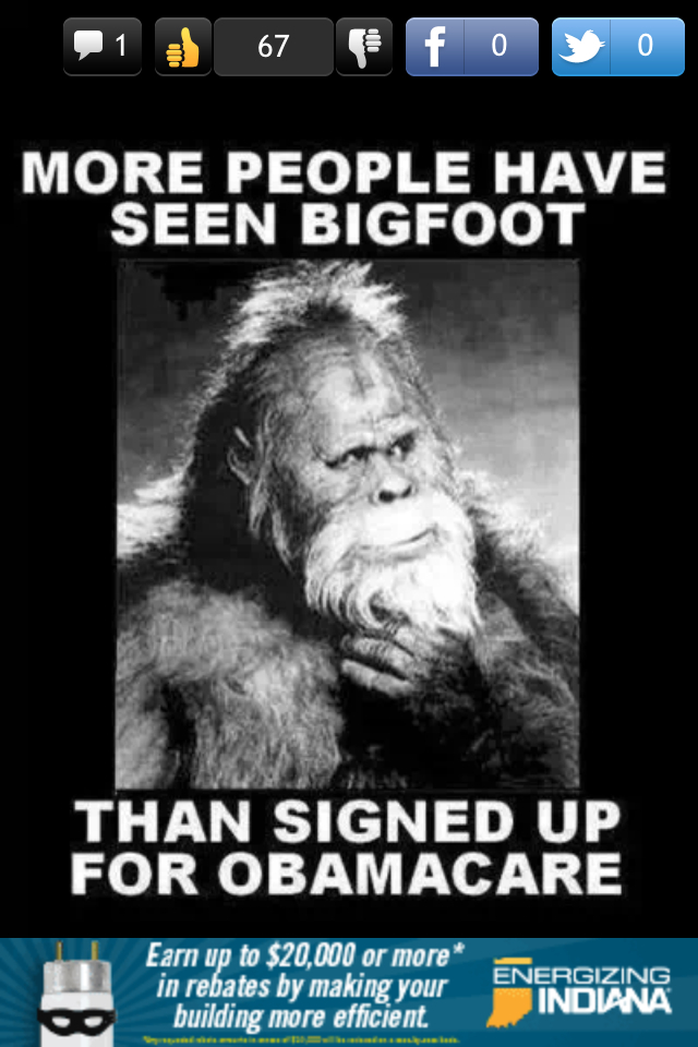 Your famous Bigfoot  - meme