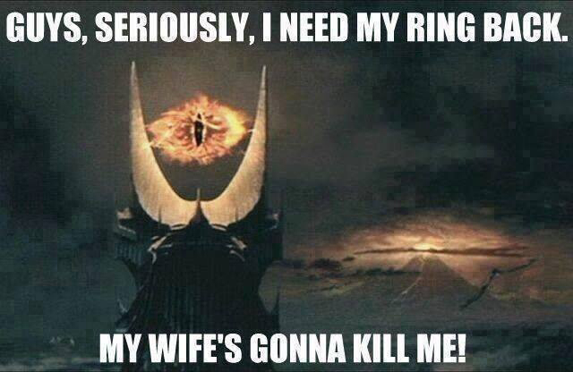 Nice try Sauron  - meme