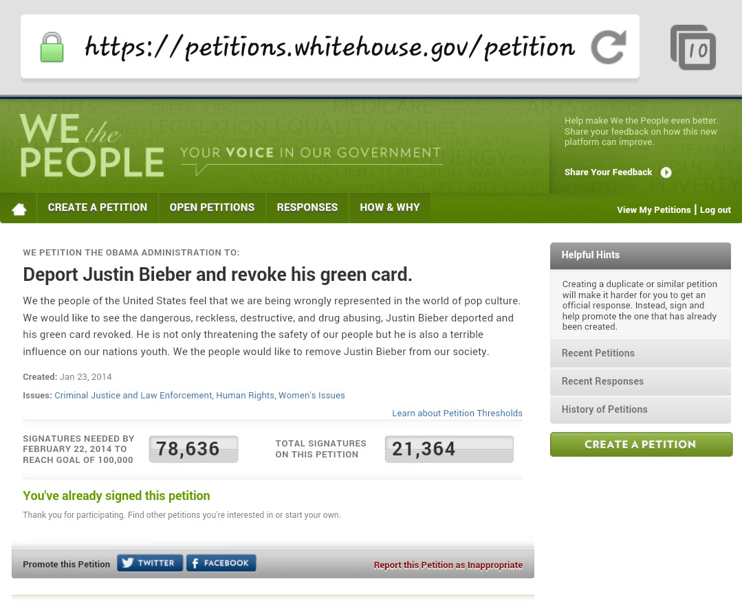 Hey everybody. let's do it!!  I already signed it. but we need 78 thousand more. come on memedroiders