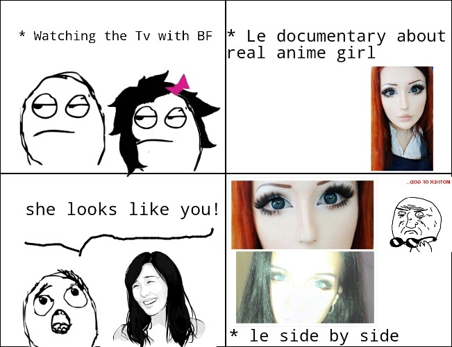 Me and The Anime Girl - meme