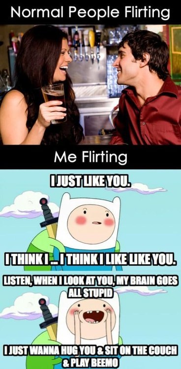 le flirting!!! - meme