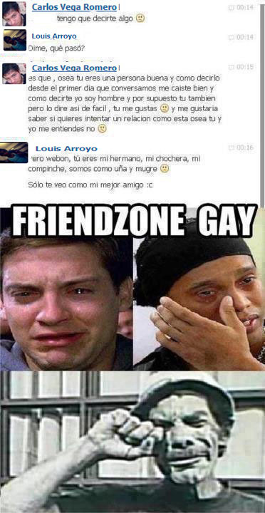 friendzone gay jajajaa - meme