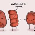 and if meat doesn't want to meet meat? :D