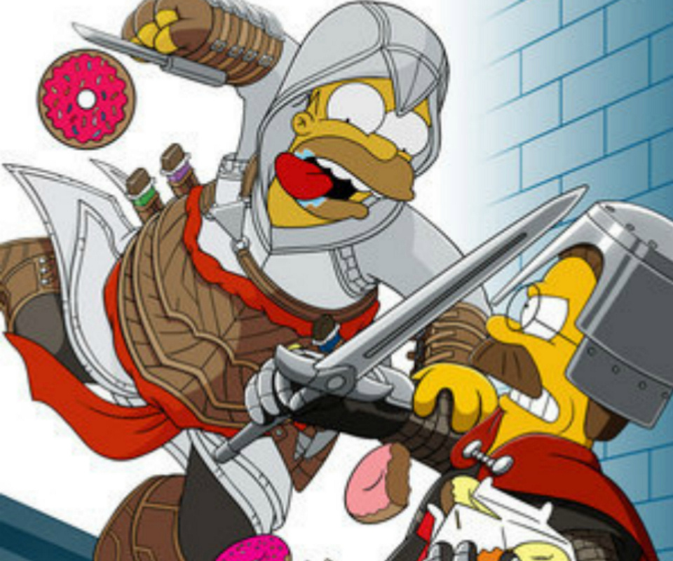 Assassins Creed : Simpsons Edition - a busca por rosquinhas - meme