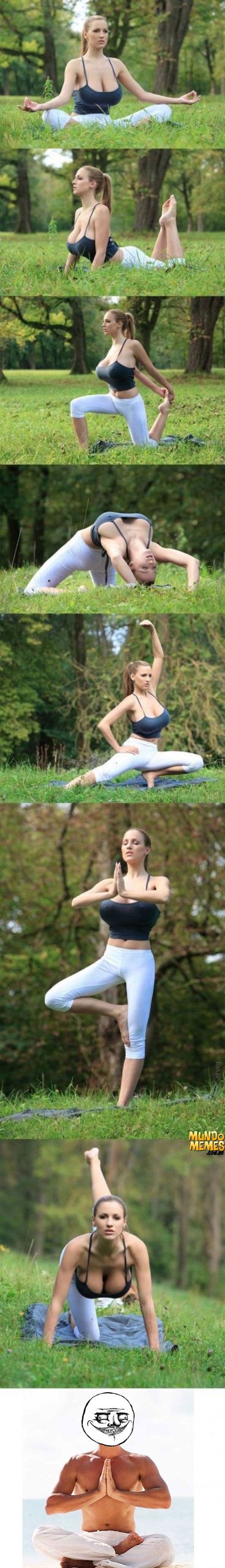 Motivo para amar yoga!!  - meme