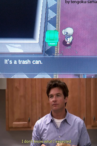 It's a trash can. - meme