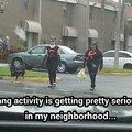Team Rocket is in my apartment complex...