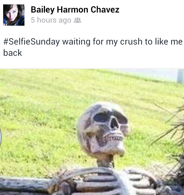 It was so hard cropping this... SO HARD #SelfieSunday - meme