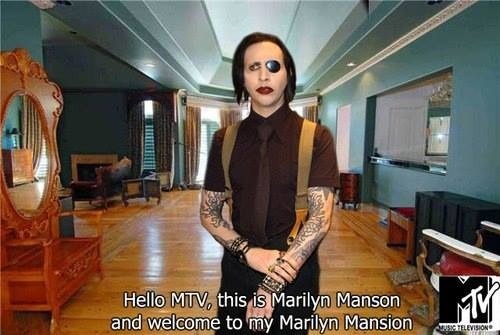 Marilyn Manson is boss - meme