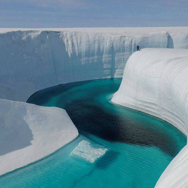 El cañón de hielo Groenlandia - meme
