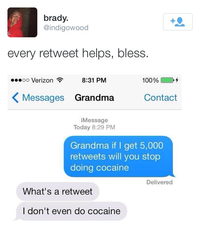 Oh, Grandma - meme